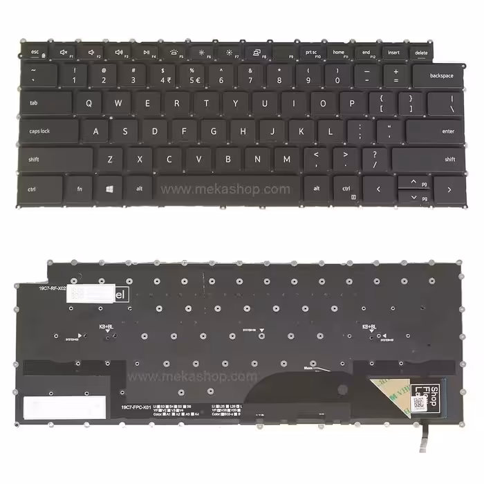 کیبورد لپ تاپ دل Dell XPS 9530 اینتر کوچک