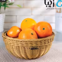 سبد گرد بافت ،برند زیباسازان  قابل استفاده برای میوه وسبزی  کیفیت عالی