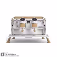 اسپرسو ساز سن رمو دو گروپ مولتی بویلر کافه ریسر مدل Sanremo Café Racer Naked Custom Wood White