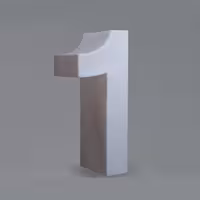 استند عدد 1 نورانی ارتفاع 100سانتیمتری LED