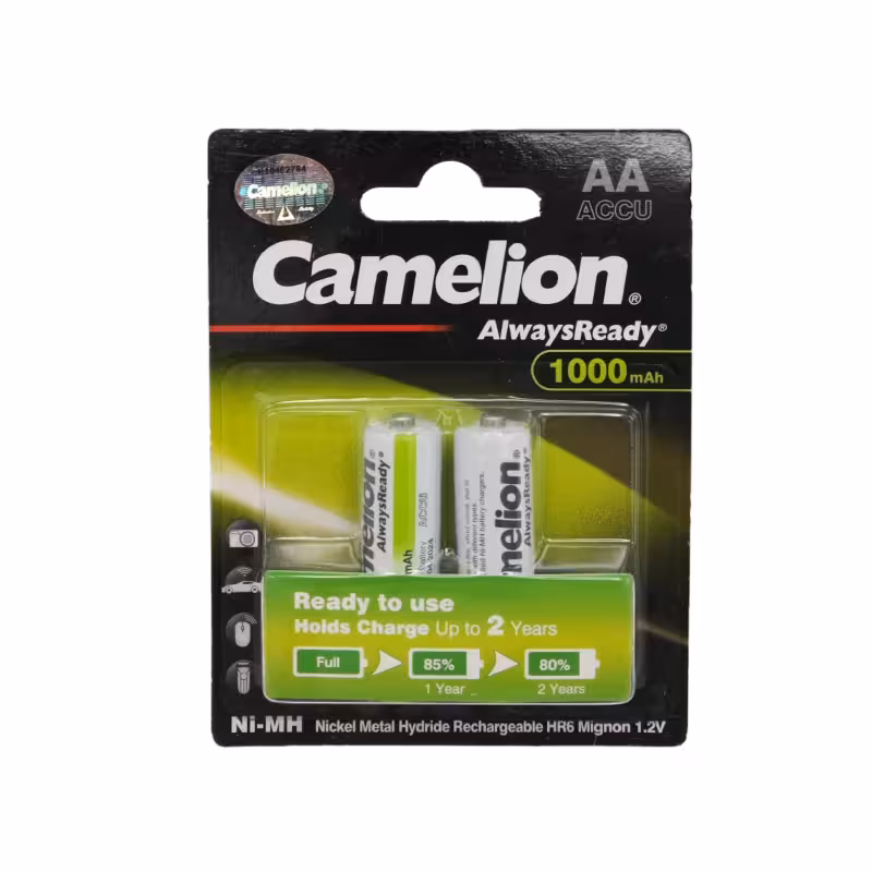 باتری قلمی شارژی کملیون مدل AlwaysReady ظرفیت 1000 میلی آمپر