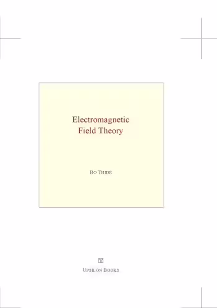 خرید و دانلود نسخه کامل کتاب Electromagnetic Field Theory
