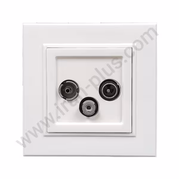 فیش آنتن مرکزی مدل برلیان سفید