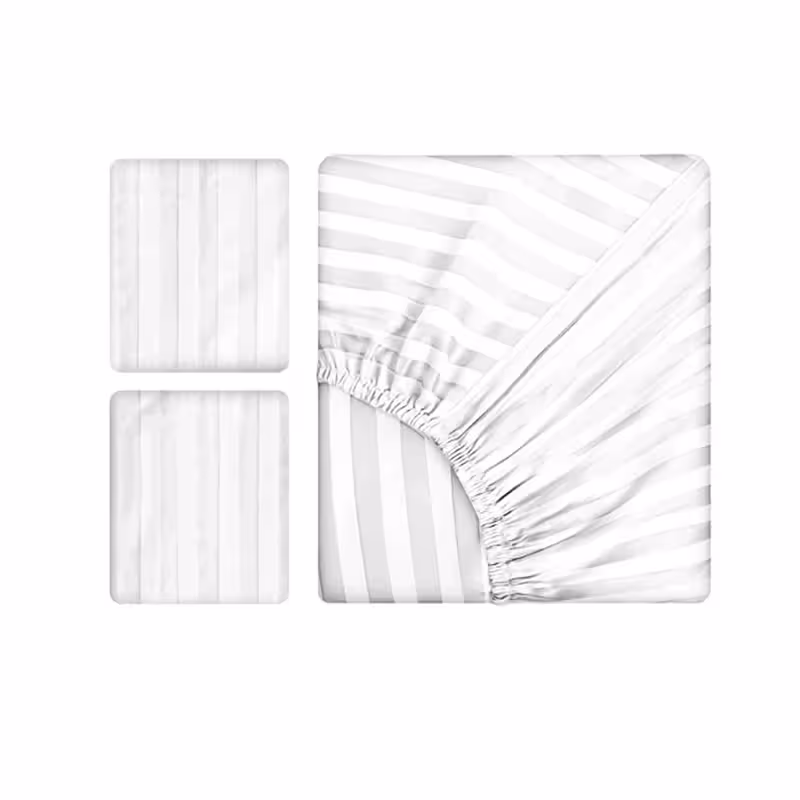 سرویس ملحفه خواب مدل هتلی کد 180 دونفره سه تکه کد4065