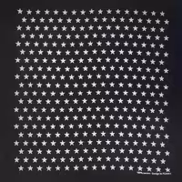 باندانا(دستمال سر و گردن) طرح ستاره ای/ مشکی