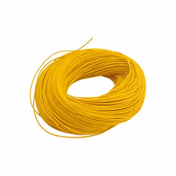 سیم افشان 1 زرد-حلقه 100 متری