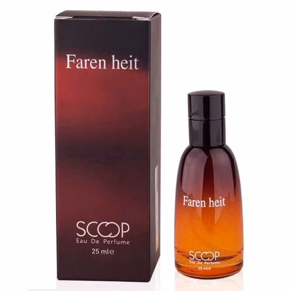 عطر جیبی مردانه اسکوپ مدل Faren Heit حجم 25 میلی لیتر