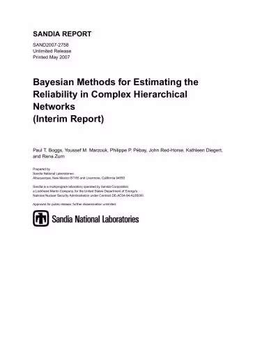 خرید و دانلود نسخه کامل کتاب Bayesian Methods for Estimating the Reliability in Complex Hierarchical Networks
