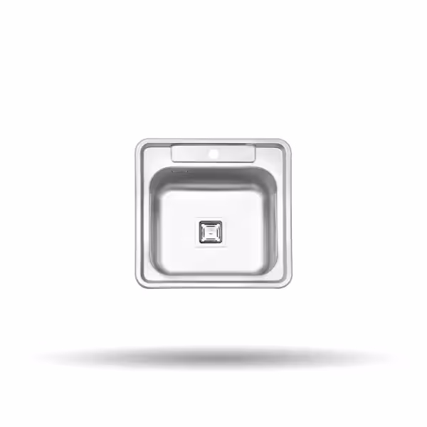 سینک ظرفشویی نیمه فانتزی توکار پرنیان استیل مدل PS 2212