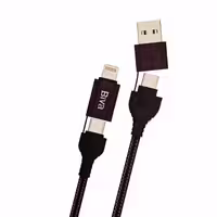 کابل فست شارژ کنفی بیوا (Biva) مدل C-05 4in1 طول 1.5 متر، 60 وات