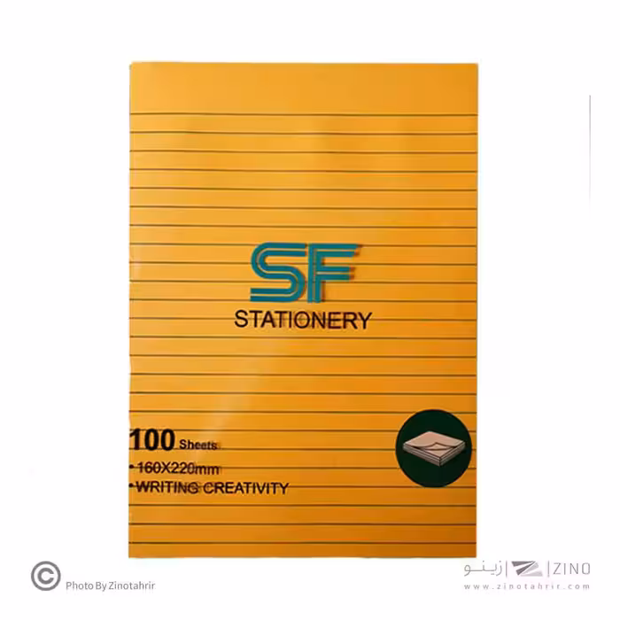 پست ایت100برگ160*220الوان خطدارفسفری اس اف کدSF-308