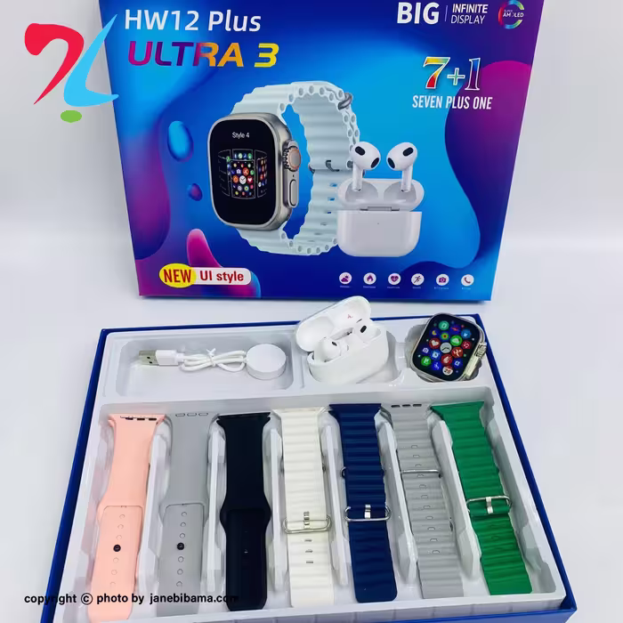 ساعت هوشمند مدل HW 12 PLUS ULTRA 3