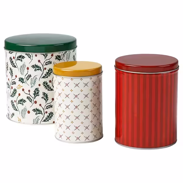 بانکه فلزی ایکیا مدل VINTERFINT کد 705.561.33 بسته سه تایی