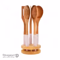 سرویس کفگیر ملاقه چوبی ریور 6 عددی کد 8493