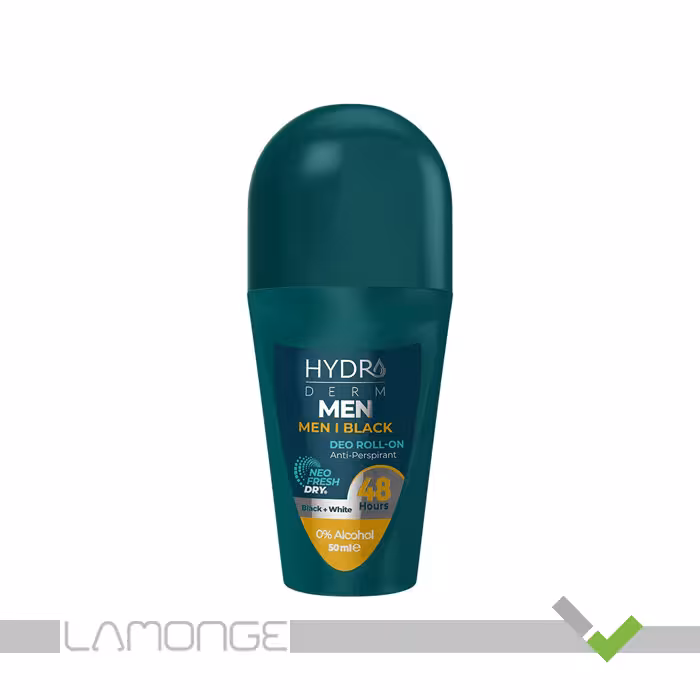 رول ضد تعریق آقایان مناسب لباس های سفید و مشکی Men Black هیدرودرم