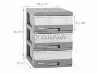 مینی فایل 3 طبقه دل آسا مدل D123-A5-GG3