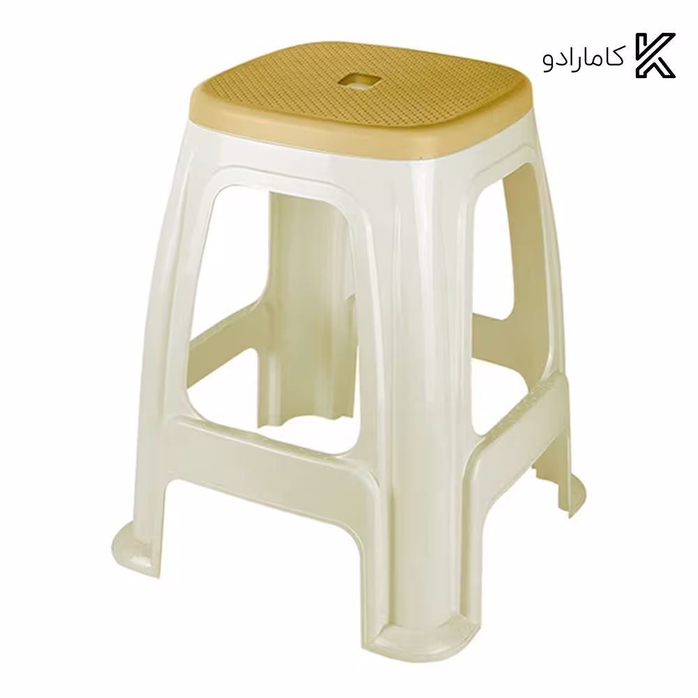 چهارپایه دو رنگ ناصر پلاستیک کد 918 ( بسته 6 عددی )