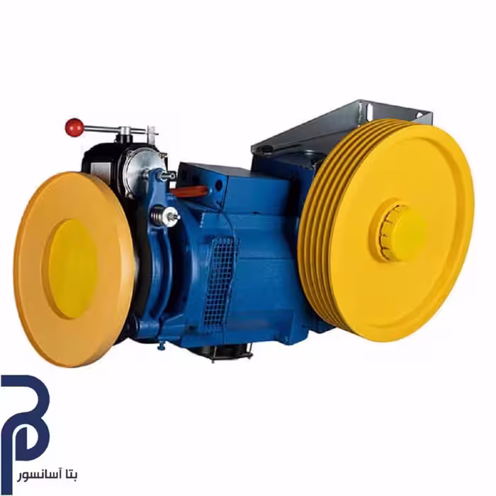 موتور گیربکس آسانسور الکو sr5 – توان 7.3kw و 3VF و سرعت 1m/s