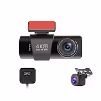 دوربین ثبت وقایع خودرو 2 دوربین مدل OK309-4K WiFi-GPS با GPS اکسترنال - ایپکی