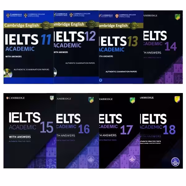 مجموعه 8 جلدی آیلتس کمبریج آکادمیک | کتاب انگلیسی Cambridge Ielts Academic 11-18