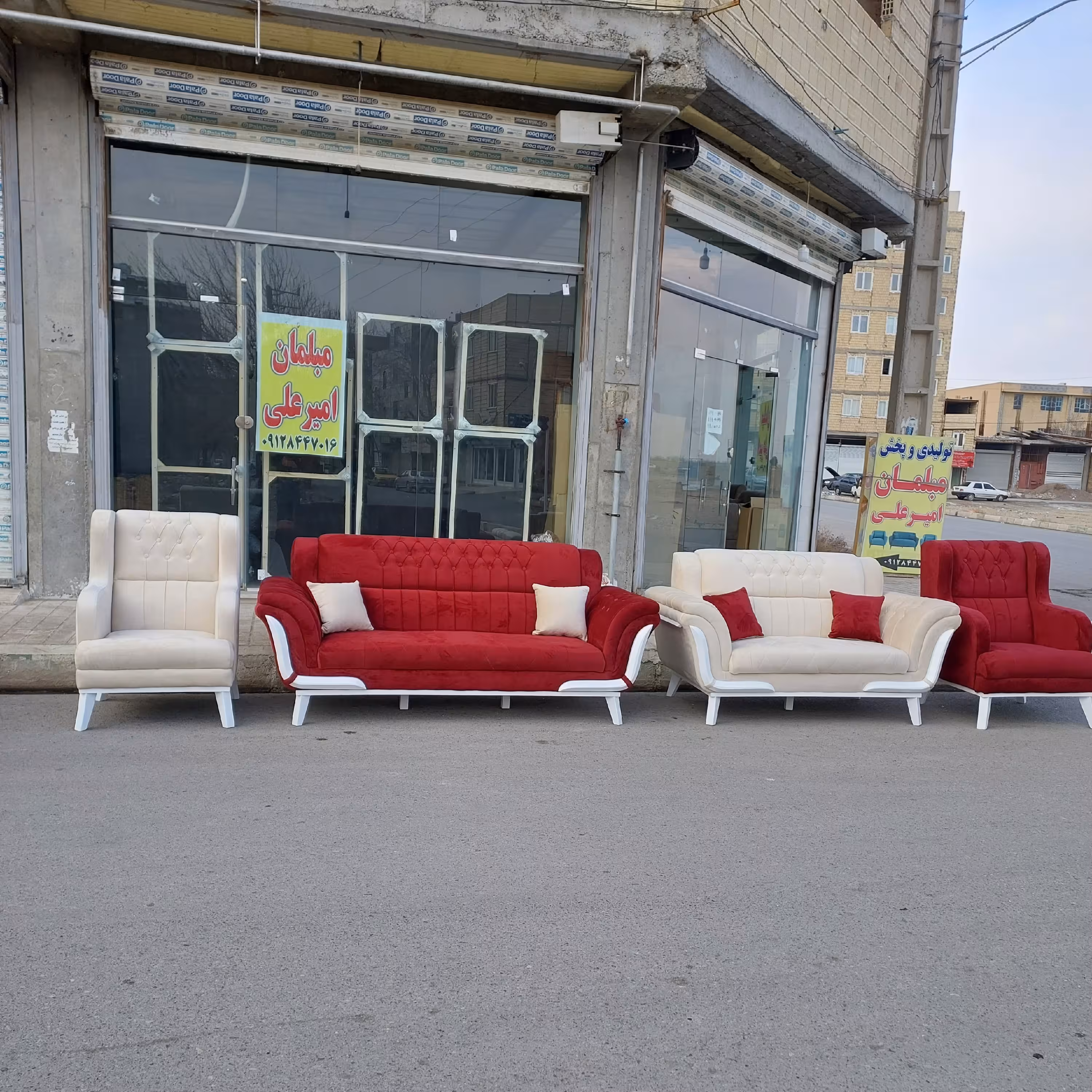 مدل مبل مارشال 7نفره راحتی بابهترین کیفیت کار به دلخواه  مشتری