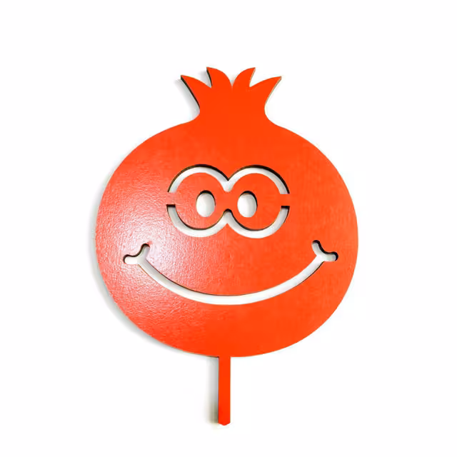 تاپر کیک طرح انار کد Tp126