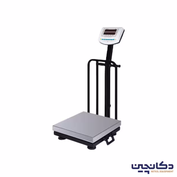 باسکول محک نمایشگر ثابت سینی استیل(ظرفیت 200 کیلوگرم)