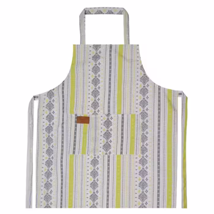 سولینا پیشبند طرح دار زرد-طوسی