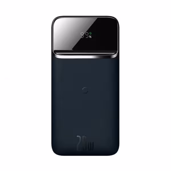 پاوربانک وایرلس باسئوس مدل Magnetic wireless PPMT  ظرفیت 10000 میلی آمپر ساعت با توان 20 وات
