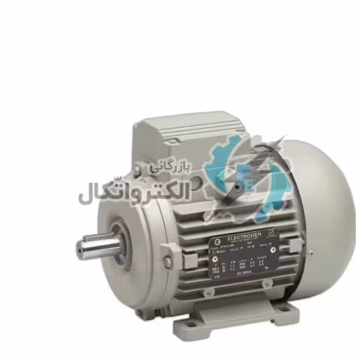 الکتروموتور سه فاز الکتروژن مدل 3000 دور 7.5hp B3-132fr