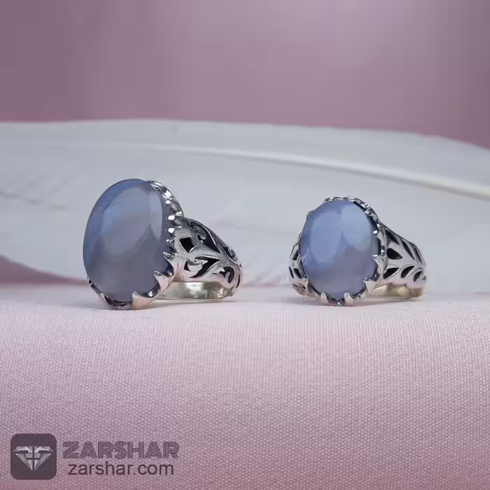 ست عقیق یمنی کبود