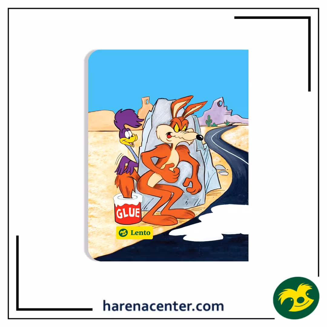 دفتر رومیزی انیمیشن طرح میگ میگ سایز A4 برند لنتو