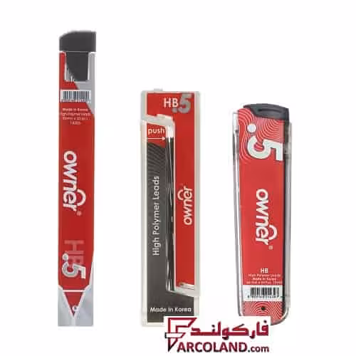نوک مداد نوکی اونر 0.5 میلی متر | مغز فشاری OWNER | مدل High Polymer