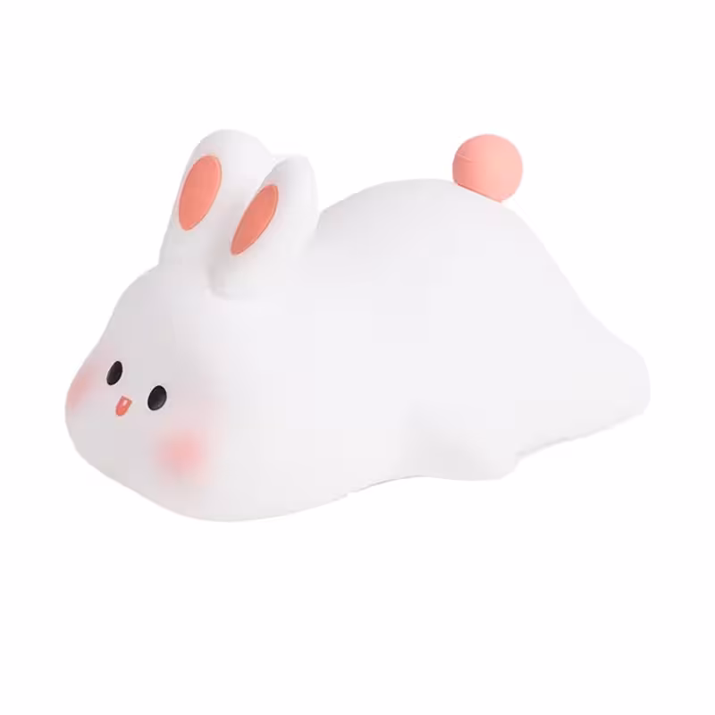 چراغ خواب سیلیکونی فانتزی طرح خرگوش کد K-1154