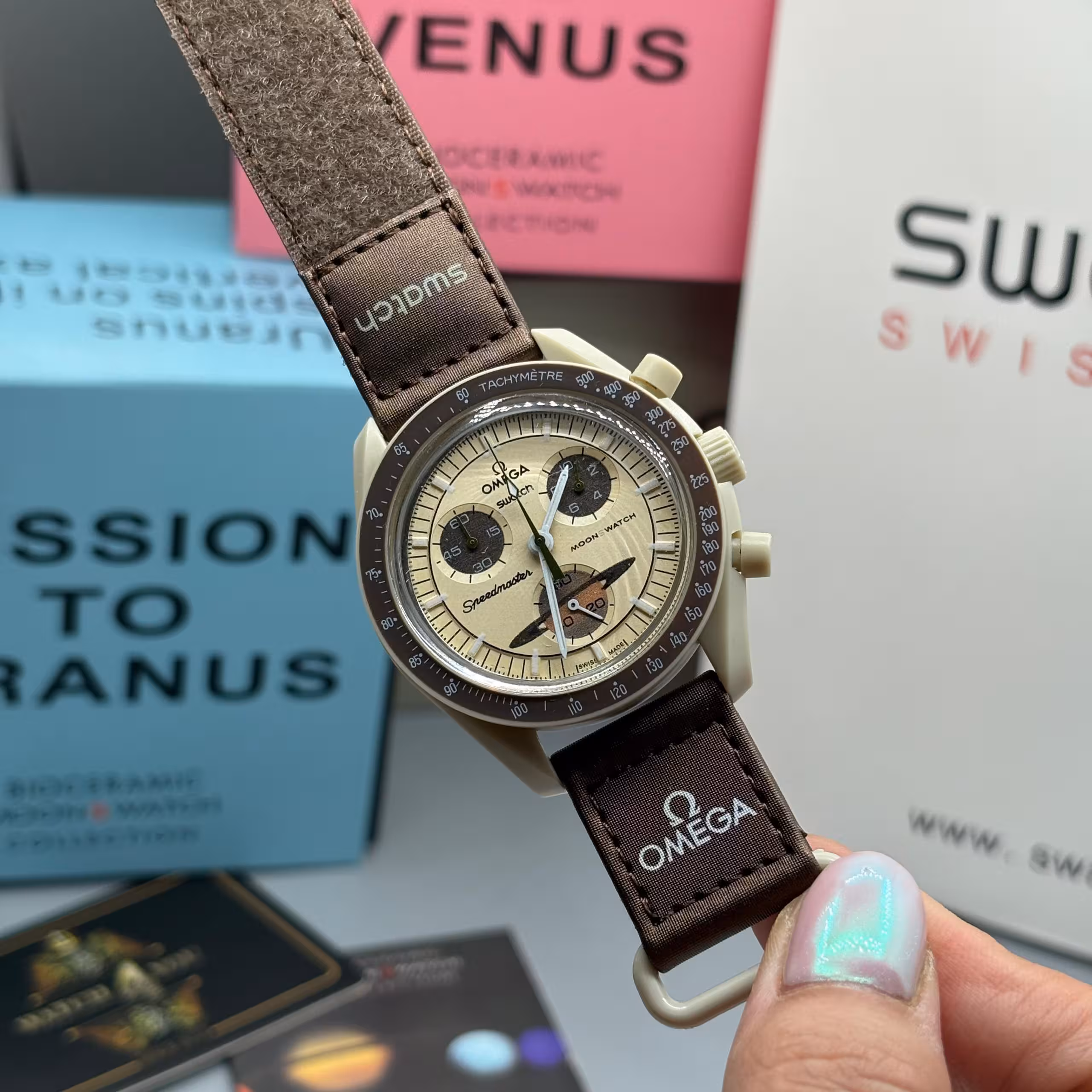 ساعت امگا سواچ ماموریت به زحل Mission to Saturn