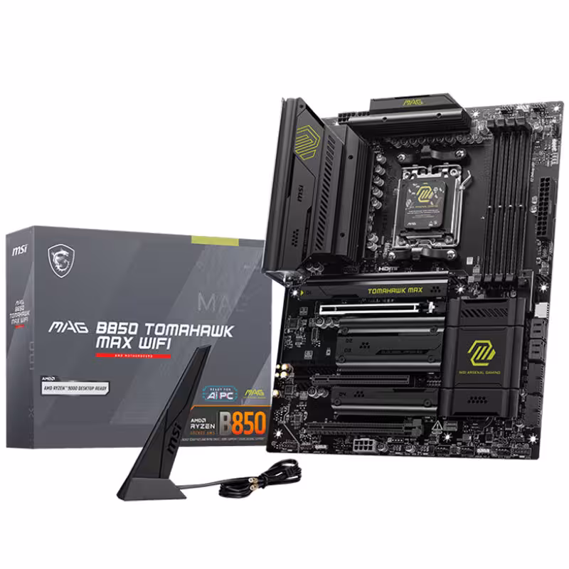 مادربرد ام اس آی مدل MAG B850 TOMAHAWK MAX WIFI با سوکت پردازنده AM5