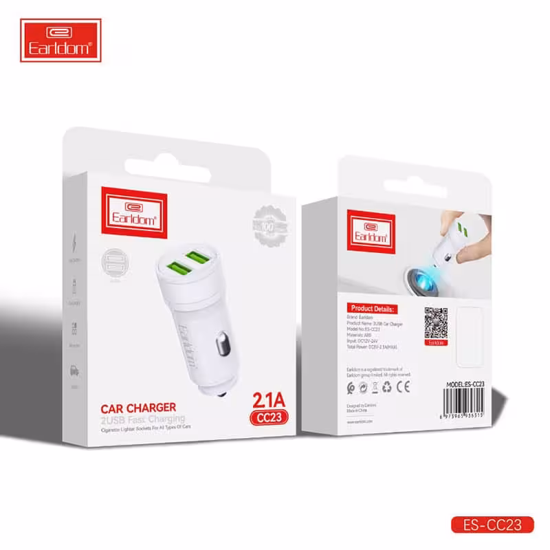 شارژر فندکی ارلدام Earldom CC23