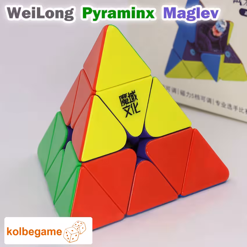 روبیک هرمی مویو ویلانگ مگنت مگلو استیکرلس