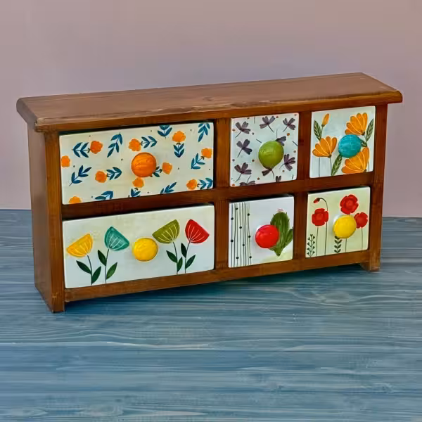 دراور با شش کشو دو طبقه طرح دو