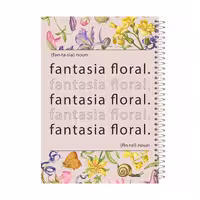 دفتر یادداشت 80 برگ گل گلی فانتزی کد 796f3