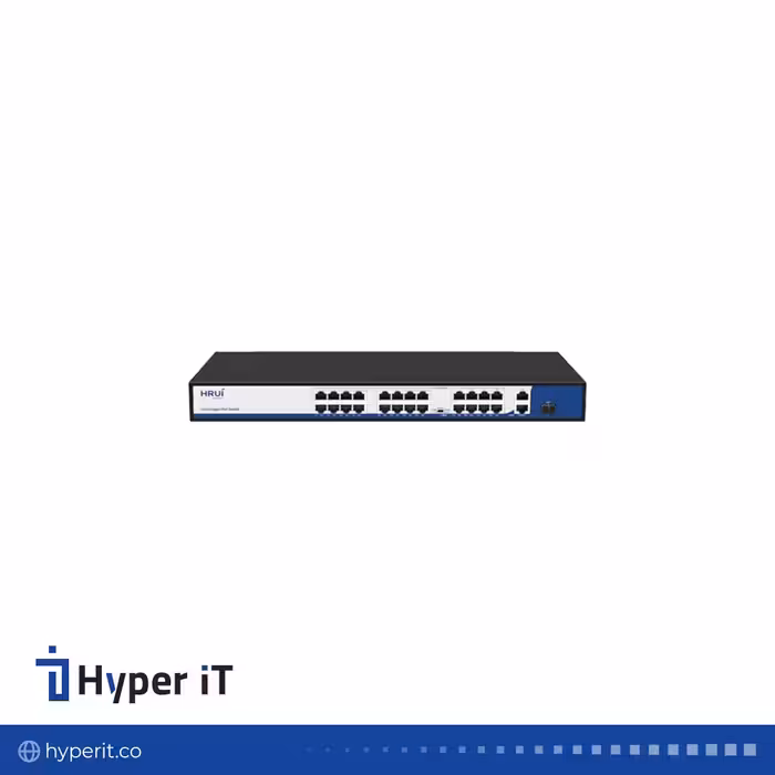 سوئیچ PoE HRUI مدل HR901-AF-2421GS-400