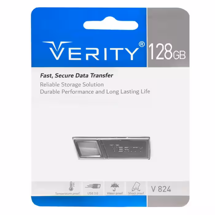فلش مموری وریتی مدل V824 ظرفیت 128 گیگابایت USB3.0
