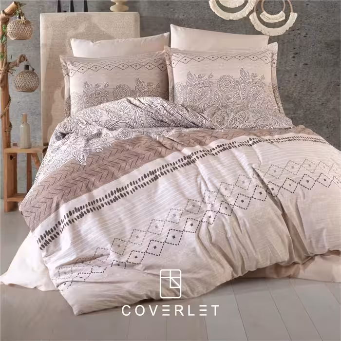 روتختی بژ طرح‌دار مدل Mahfer