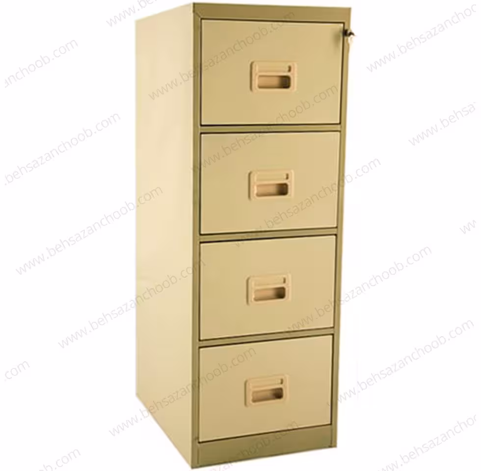 فایل فلزی چهارکشو با قفل مرکزی FA714