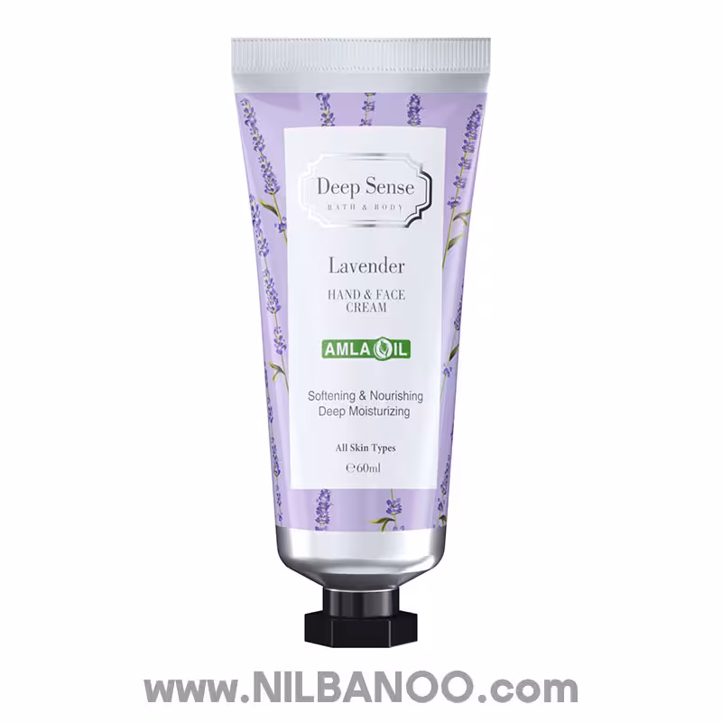 کرم مرطوب کننده دست و صورت لوندر دیپ سنس مناسب انواع پوست 60 میل