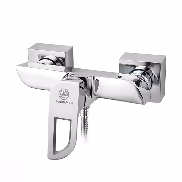 شیر توالت (افتابه) موج استیل مات قهرمان