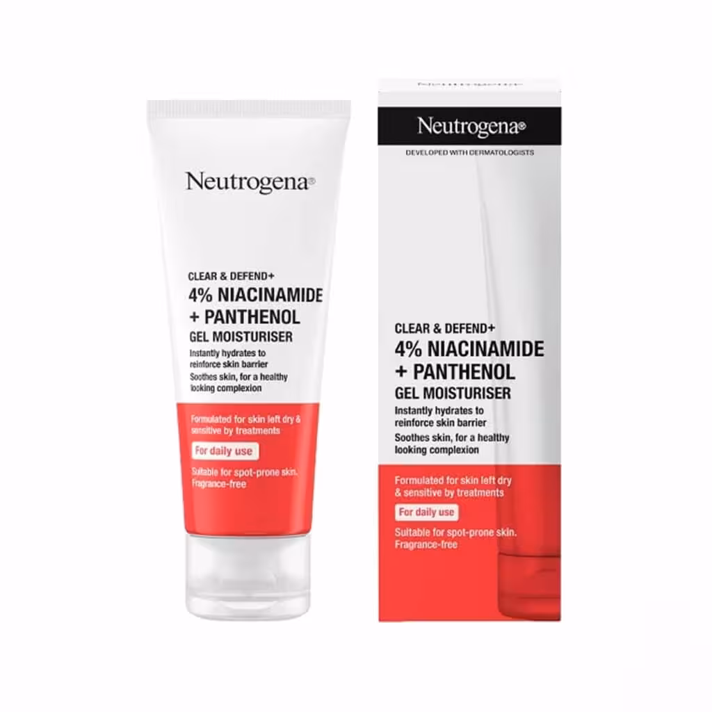 ژل مرطوب کننده نیتروژنا حاوی نیاسینامید و پانتنول مناسب پوست مستعد لک و آکنه 50 میل