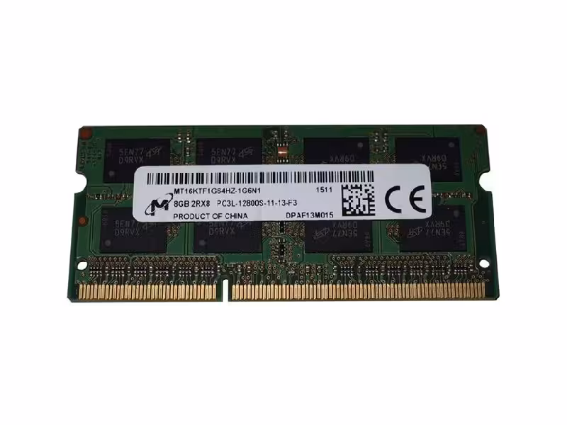 رم لپ تاپ میکرون مدل DDR3L PC3L1600 MHz ظرفیت 4گیگابایت ا Micron DDR3L PC3L 1600 MHz RAM4GB