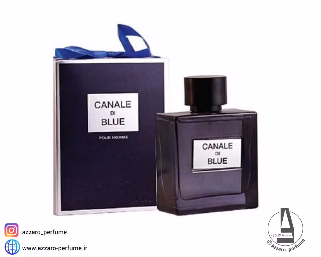 ادکلن مردانه فراگرنس ورد مدل کانال دی بلو رایحه بلو د شنل حجم 100 میل