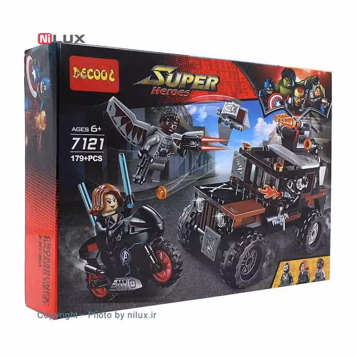 ساختنی دکول سری Super Heroes کد 7121